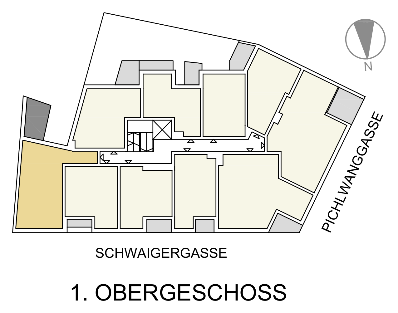 Lage von TOP 20 im 1. OG – Goldener Tukan