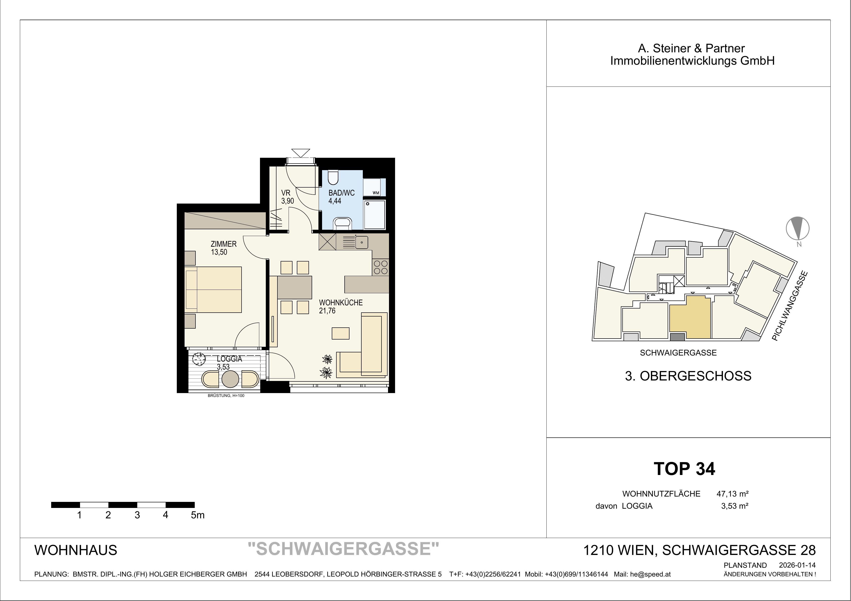 Grundriss Top 34