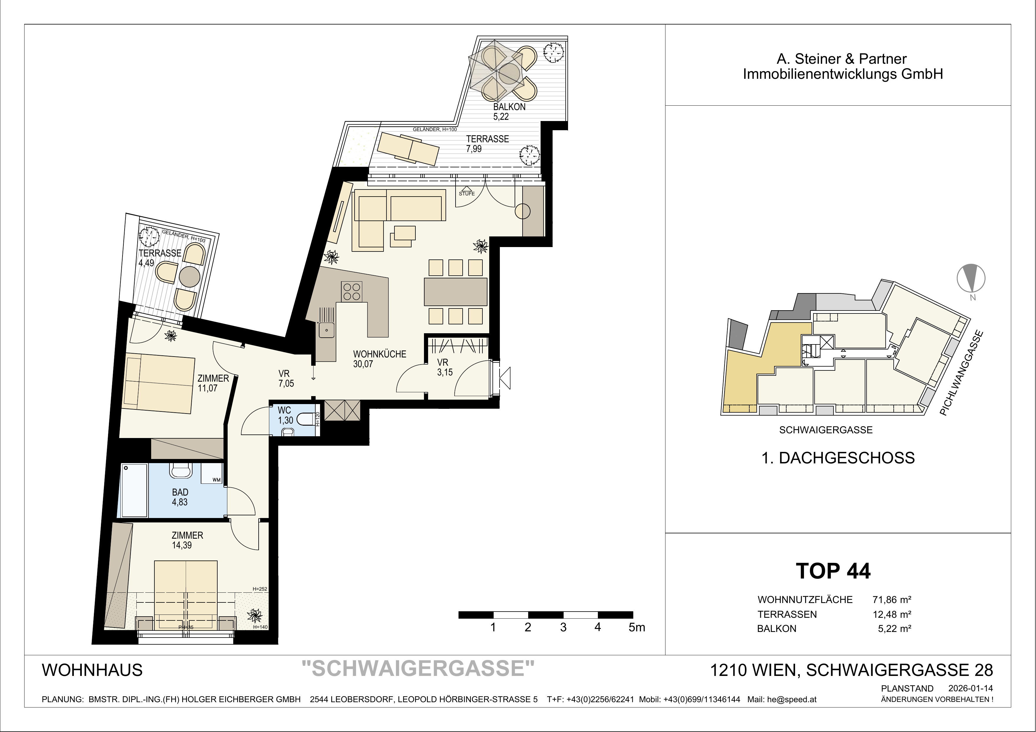 Grundriss Top 44